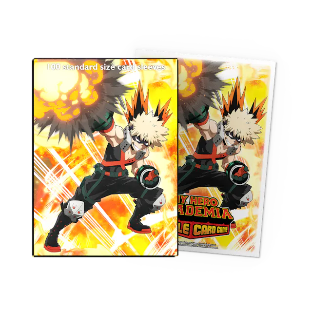 Dragon Shield - Bakugo Explode - Matte Art Sleeves - Standard Size (100 pack)