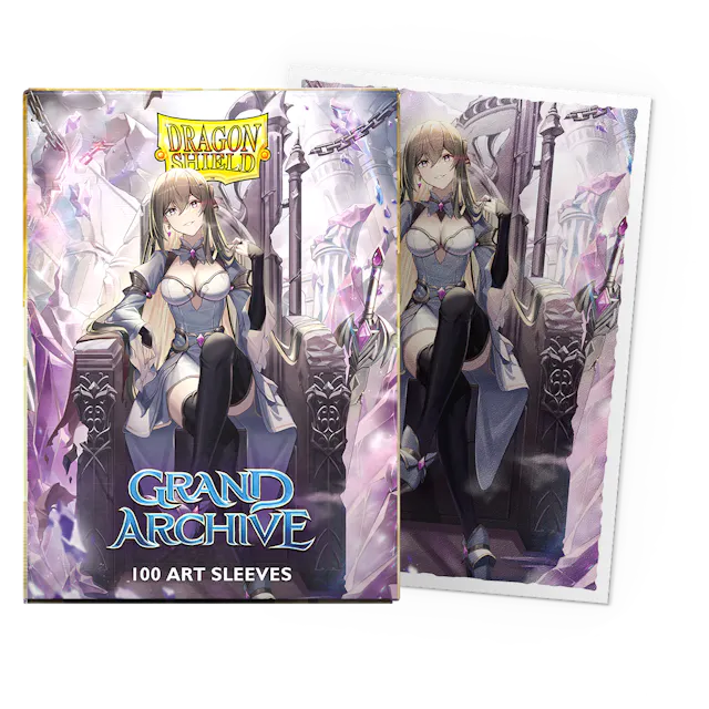 Dragon Shield - Grand Archive - Merlin, Kingslayer - Matte Art Sleeves - Standard Size (100 pack)