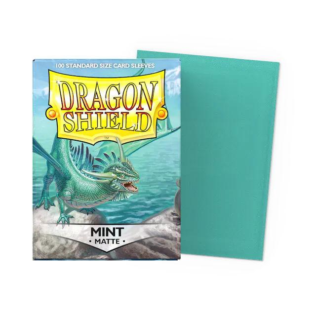 Dragon Shield Matte Standard Sleeves - Mint (100-Pack)