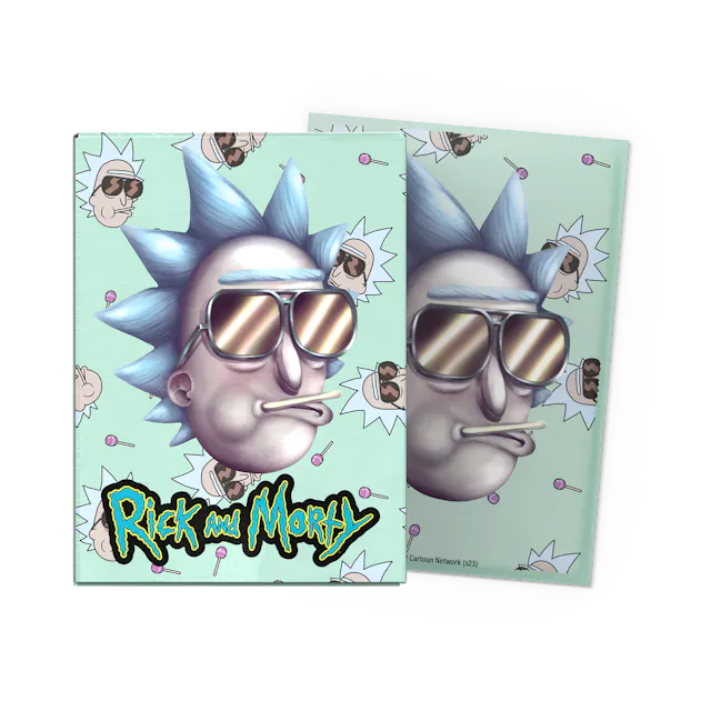 Dragon Shield - Rick & Morty - Cool Rick - Brushed Art Sleeves - Standard Size (100 pack)