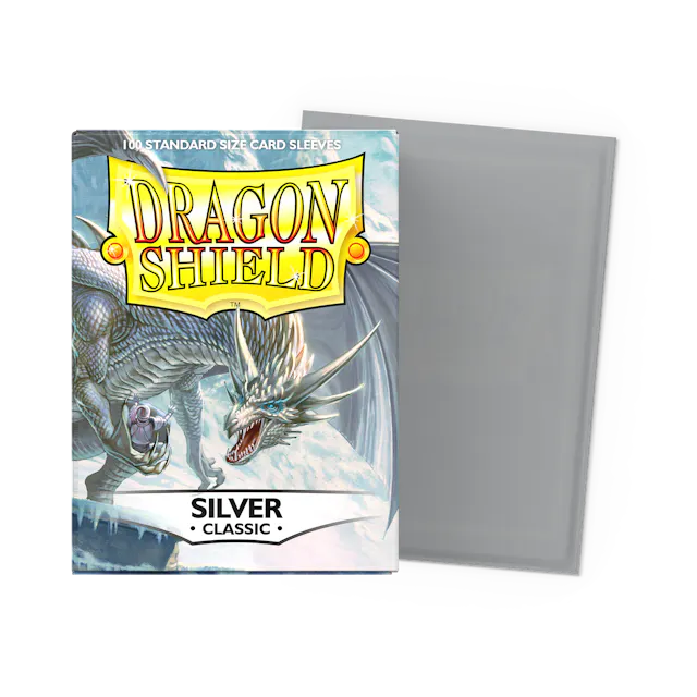 Dragon Shield Classic Standard Sleeves - Silver (100-Pack)