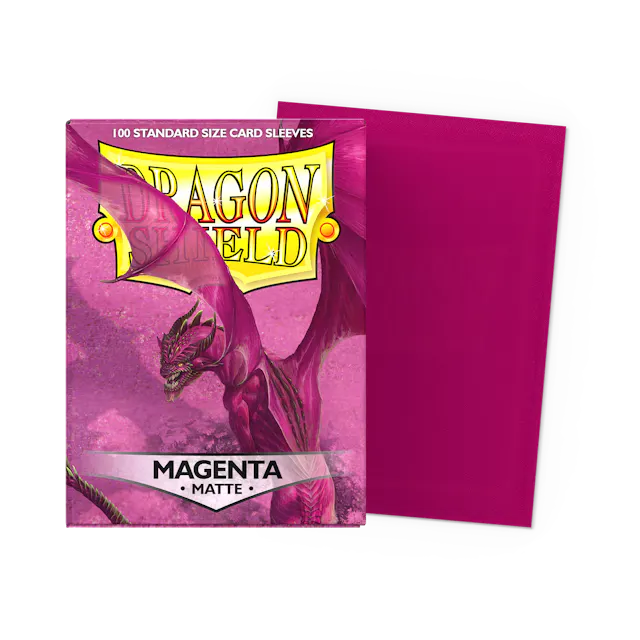 Dragon Shield Matte Standard Sleeves - Magenta (100-Pack)