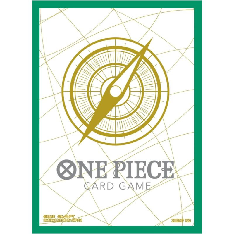 Card Sleeves 5 Official Standard Green One Piece Card Game