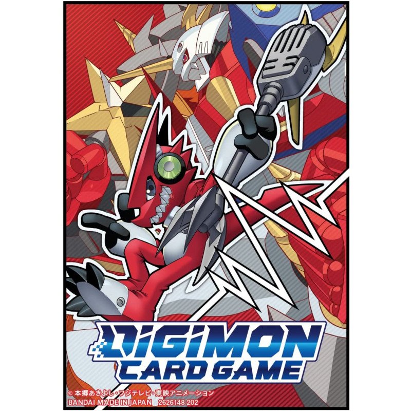 Digimon Card Sleeves - Shoutmon (60 ct) Digimon Card Sleeves - Shoutmon (60 ct)