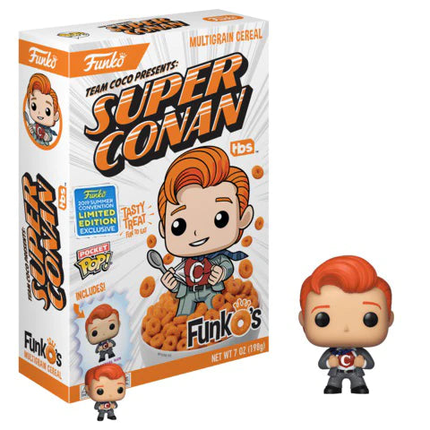 Super Conan FunkO's Cereal w/Pocket Pop - 2019 Summer Convention Exclusive
