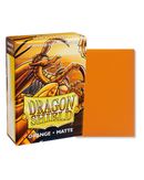 Dragon Shield: Japanese Size Matte Sleeves (60ct) - Orange