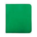 Vivid 12-Pocket Zippered Pro Binder: Green