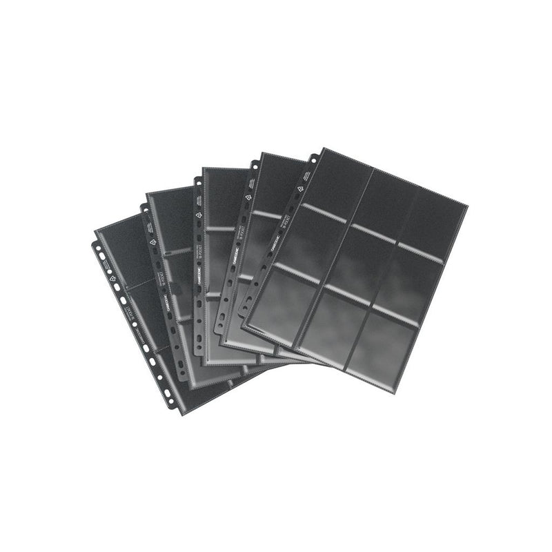 Game Genic Pages: Sideloading 18-Pocket - Black (10ct)