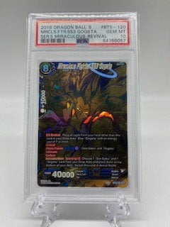 2018 DBS Miraculous Fighter ss3 Gogeta PSA 10