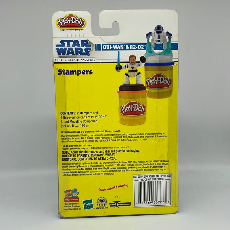 Play-Doh Stampers Star Wars The Clone Wars Obi-Wan & R2-D2 23956/23954 Asst.