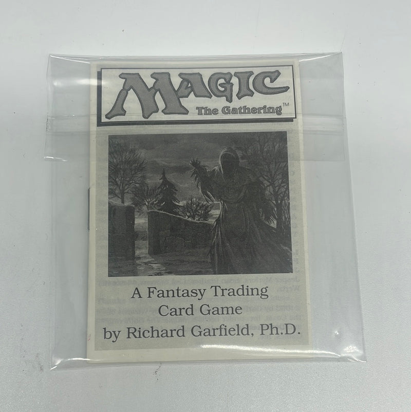 Magic the Gathering Beta or Unlimited Rulebook Mint