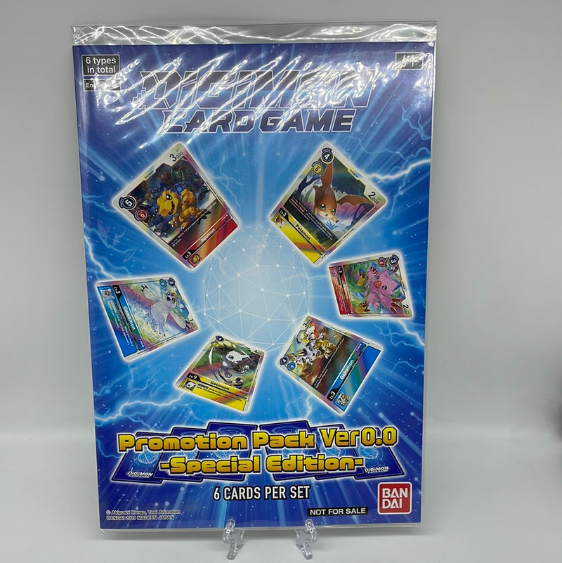 Digimon Card Game Promotion Pack Ver 0.0 Special Edition 6 Cards Per Set