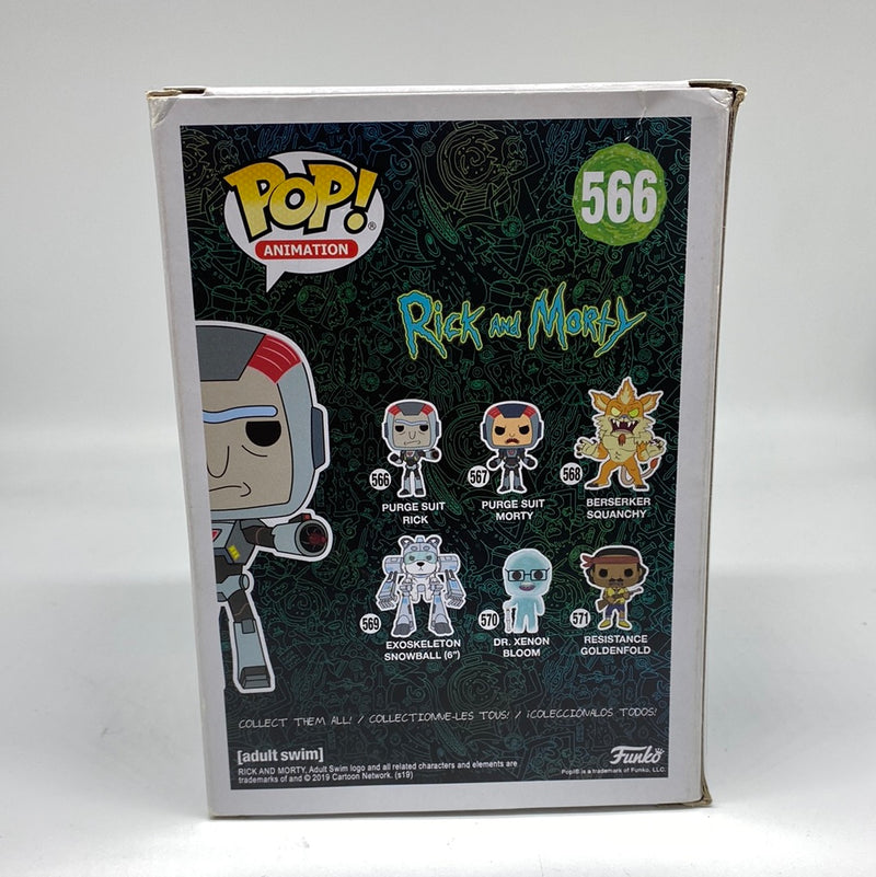 Rick and Morty Purge Suit Rick DAMAGED Pop! Vinyl Figure
