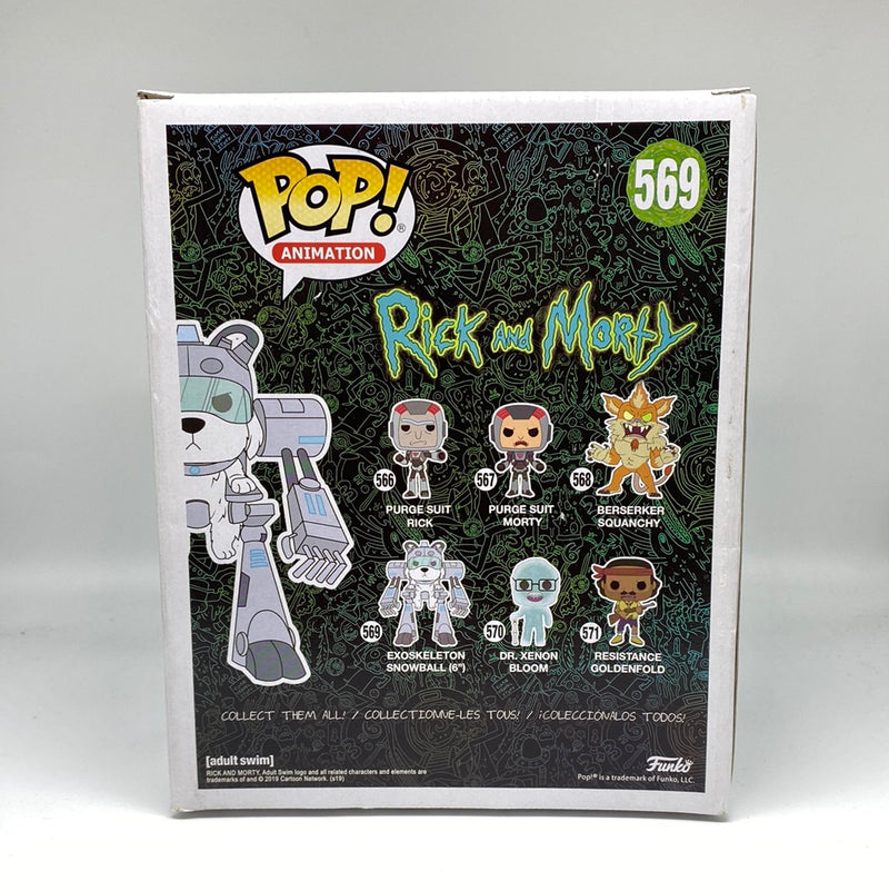 Rick and Morty Exoskeleton Snowball DAMAGED Pop! Vinyl Figure