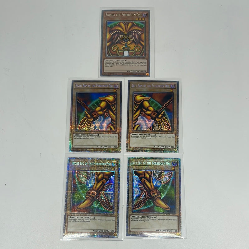 BLCR Mint Full Exodia Starlight Set 1st Edition BLCR Mint Full Exodia Starlight Set 1st Edition