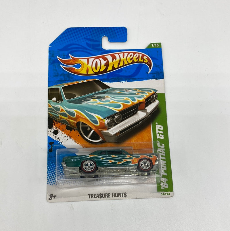 Hot Wheels '64 Pontiac GTO Treasure Hunts Trea$ure Hunt$ 57/244 7/15