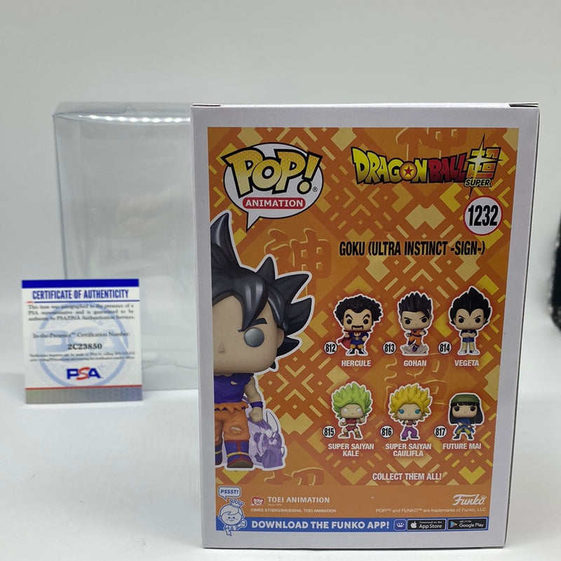 Signed Dragon Ball Z Goku (Ultra Instinct -Sign-) Pop! Vinyl Figure