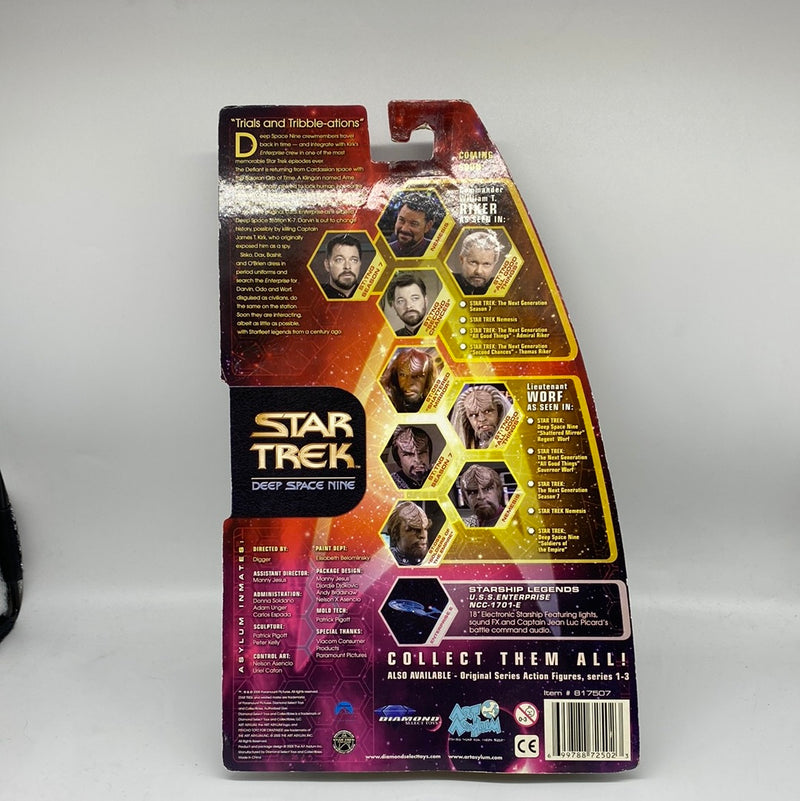 Art Asylum Star Trek Deep Space Nine DS9 Trials Tribble-ations Julian Bashir LOT 2