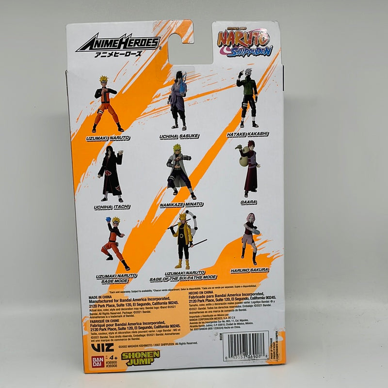Bandai Anime Heroes Naruto Shippuden Uzumaki Naruto Sage of Six Paths 6" Figure