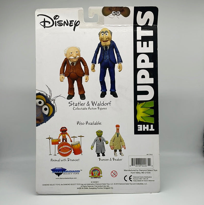 STATLER & WALDORF Action Figures THE MUPPETS Diamond Select Toys DISNEY 2016