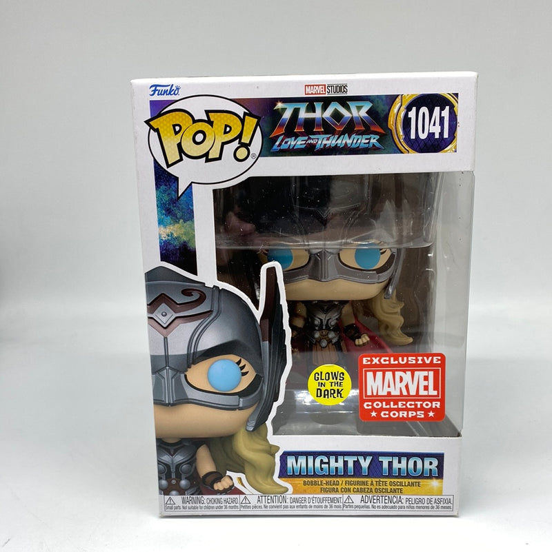 Mighty Thor Marvel Collector Corp Glow-In-The-Dark Pop! Vinyl Figure