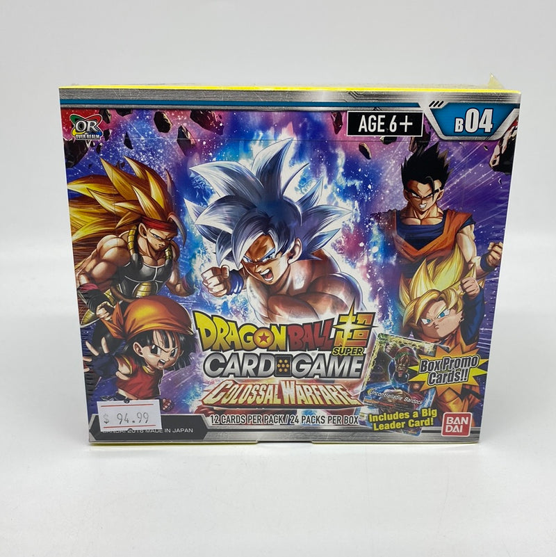 Dragon Ball Super Card Game Colossal Warfare Booster Box - Colossal Warfare (DBS-B04) - Sealed Unopened