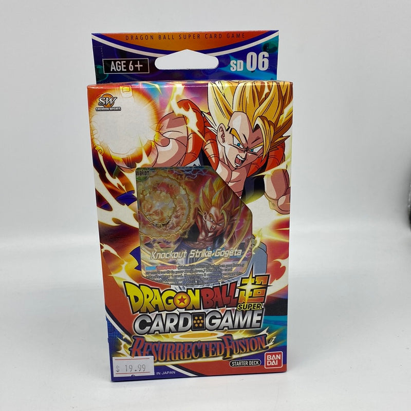Dragon Ball Super - Starter Deck 6: Resurrected Fusion - Miraculous Revival (DBS-B05) - Sealed Unopened