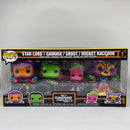Star-Lord / Gamora / Groot / Rocket Raccoon (Blacklight | 4-Pack) Pop! Vinyl Figure