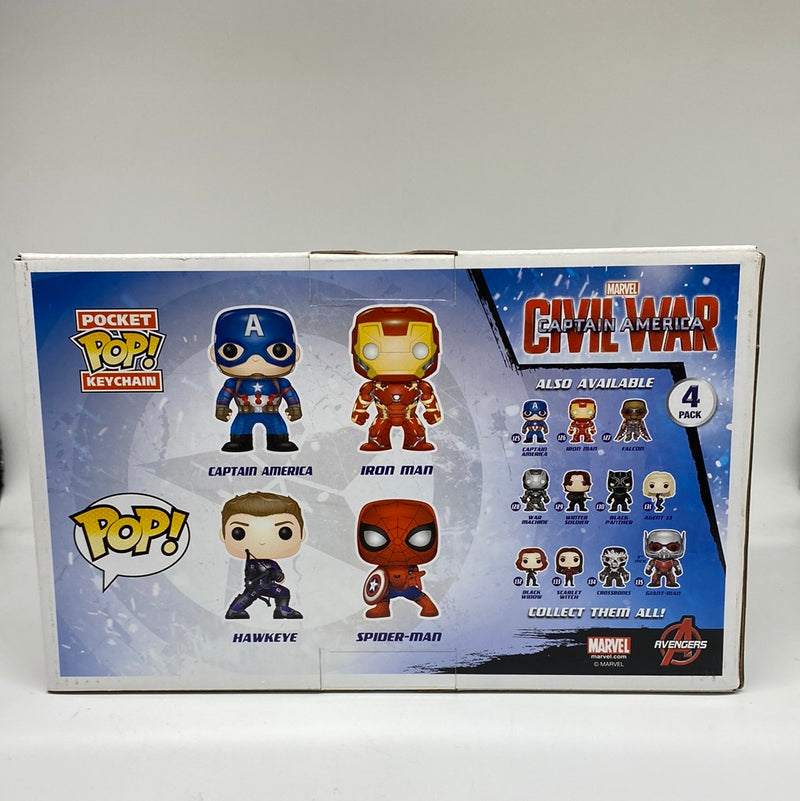 Captain America / Iron Man / Hawkeye / Spider-Man DAMAGED (Civil War 4-Pack)