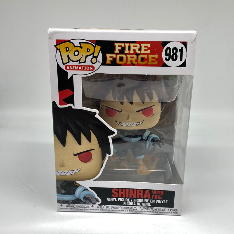 Fire Force Shinra with Fire DAMAGED Pop! Vinyl Figure