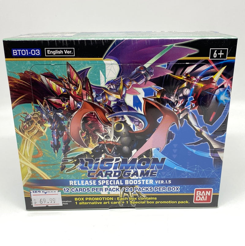Release Special Booster Ver.1.5 Booster Box - Release Special Booster (BT01-03) - Unopened Sealed