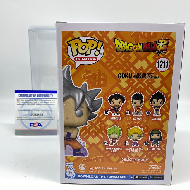*SIGNED* Dragon Ball Goku (Ultra Instinct With Kamehameha) Funko Pop!