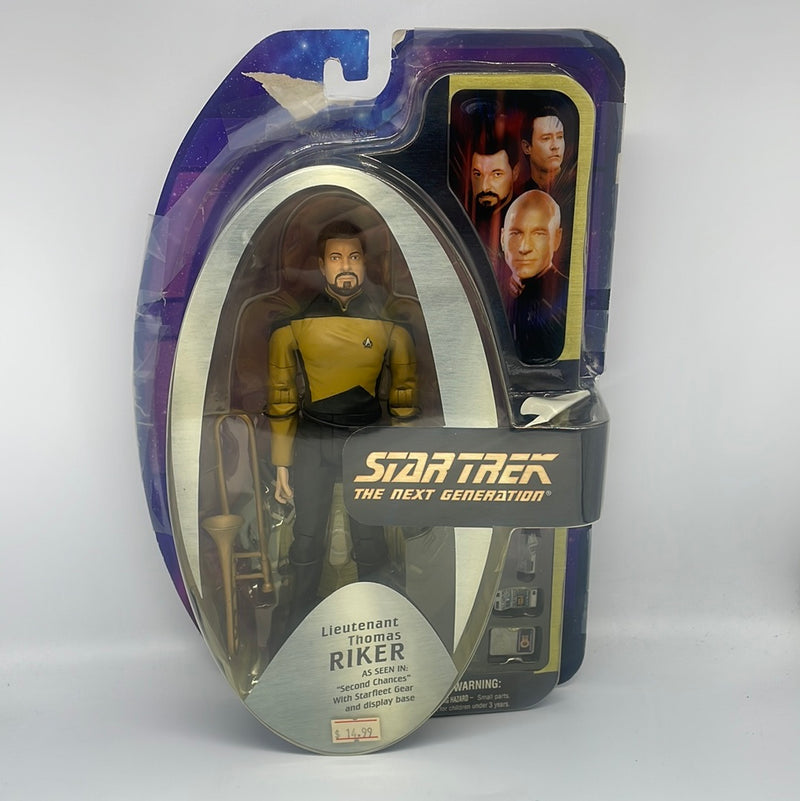 Star Trek 7" LIEUTENANT THOMAS RIKER Action Figure-Diamond Select Toys- Opened