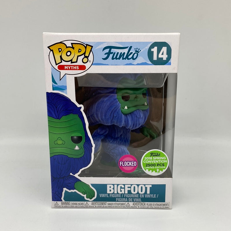 Bigfoot (Flocked) (Blue & Green) [Spring Convention] Pop! Vinyl Figure