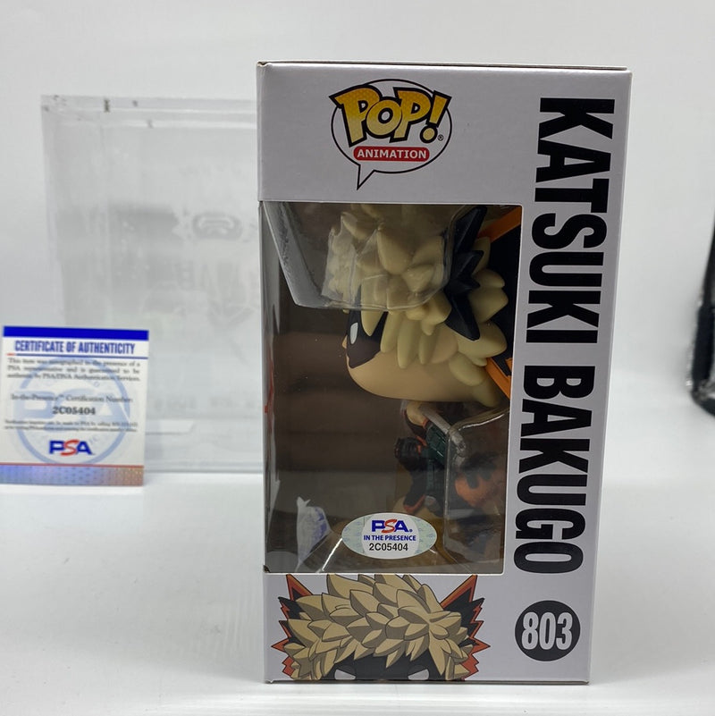 Signed Katsuki Bakugo Pop! Vinyl Figure