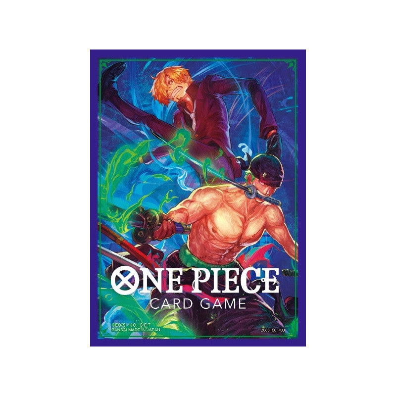 ONE PIECE CARD GAME OFFICIAL CARD SLEEVE 5 ZORO & SANJI