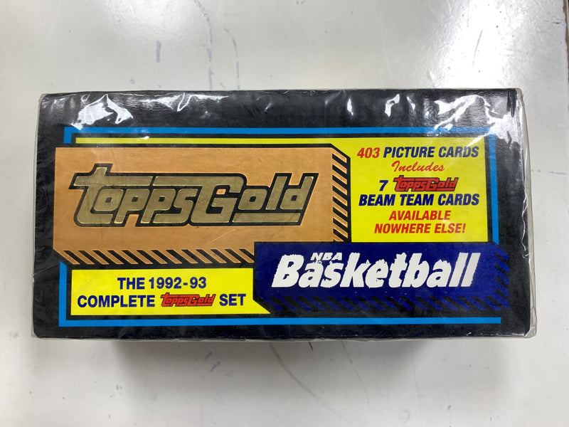 1992-93 TOPPS GOLD BASKETBALL COMPLETE FACTORY SEALED SET