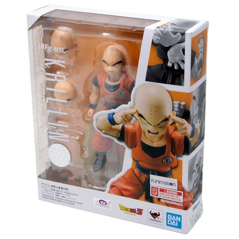 S.H.Figuarts Dragonball Z Krillin Earth's Strongest Man Action Figure
