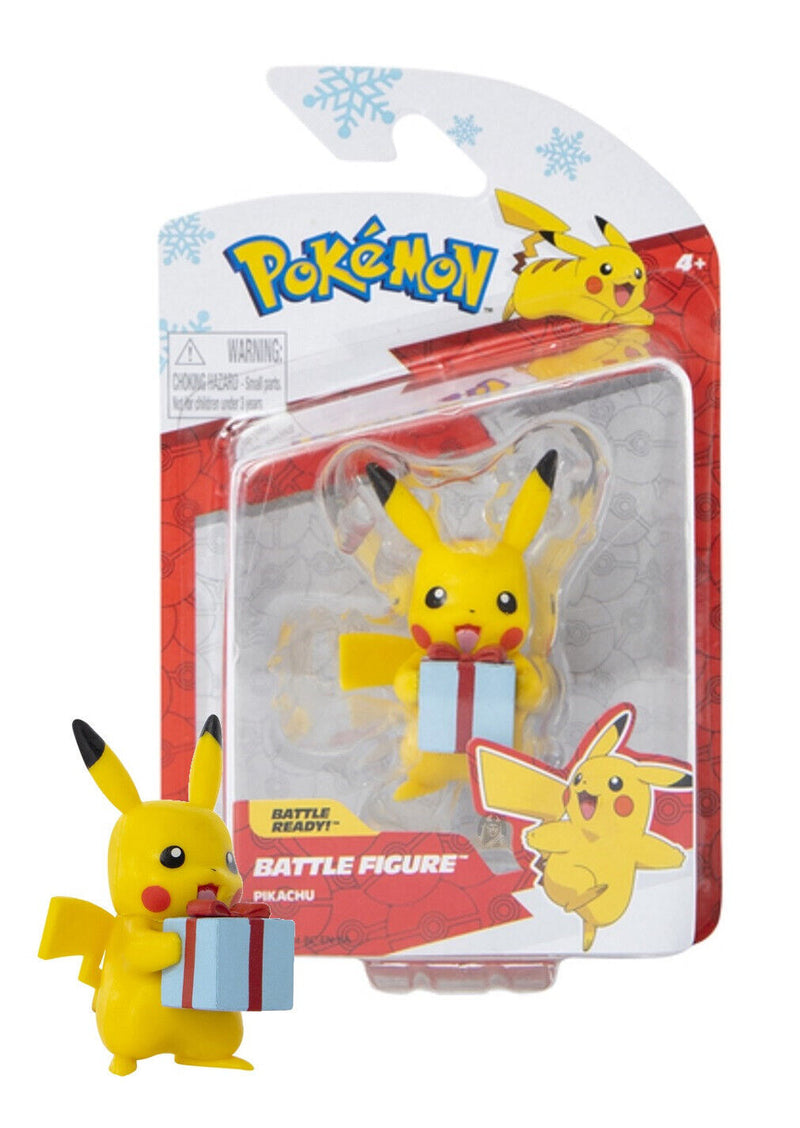 Pokemon Battle Ready! Holiday Pikachu Battle Figure