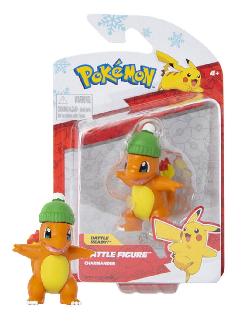 Pokemon Battle Ready! Holiday Charmander Battle Figure