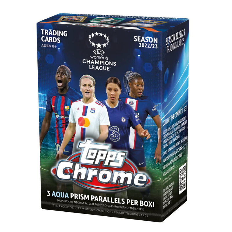 2022-23 Topps Chrome UEFA Women's Champions League Blaster Box