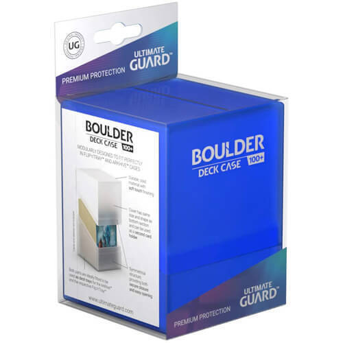 Ultimate Guard: Boulder 100+ Standard Size Cards Deck Case: Sapphire