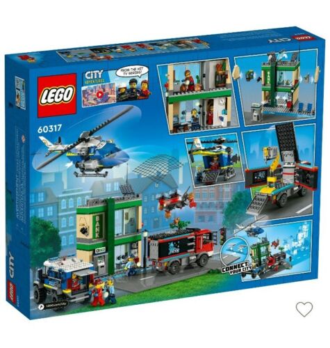 LEGO City Police Chase at the Bank Set with Toy Trucks 60317