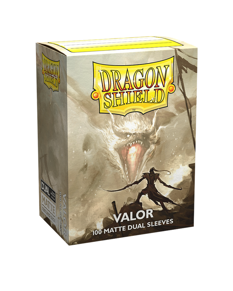 Dragon Shield: Valor - Matte Dual Standard Size Card Sleeves (100ct)