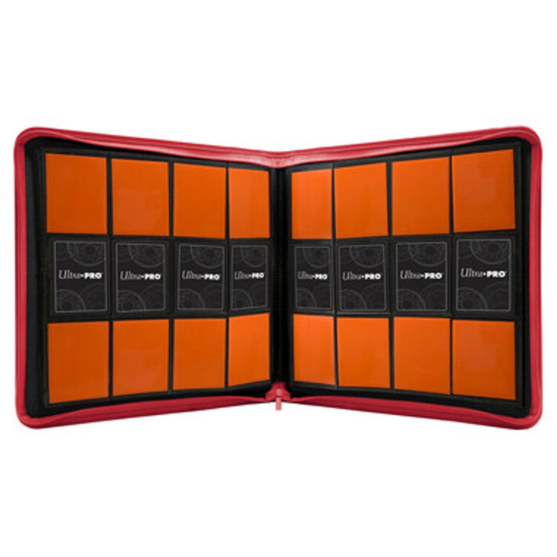 Ultra Pro: Zippered Pro Binder 12PKT Red Vivid