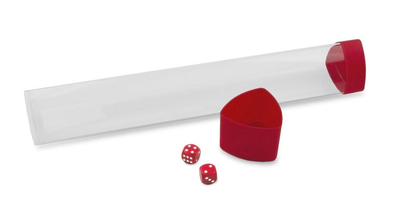 Playmat Tube - BCW - Red with Dice