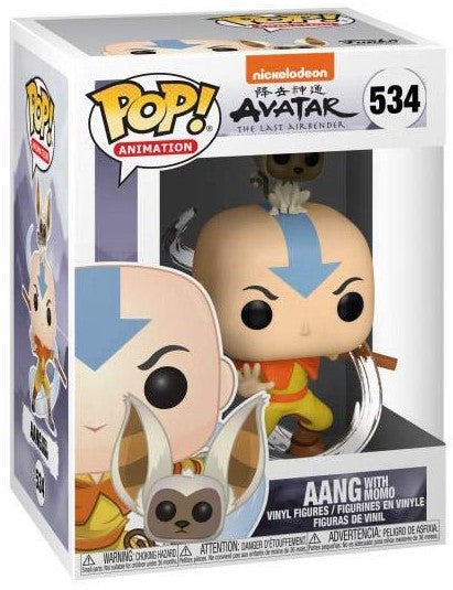Aang With Momo