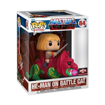 He-Man on Battle Cat TargetCon Flocked Exclusive