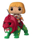 He-Man on Battle Cat TargetCon Flocked Exclusive