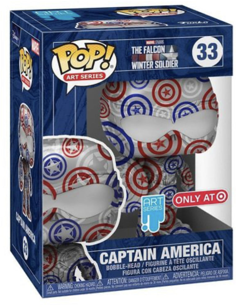 The Falcon And The Winter Soldier Captain America Artist's Series Pop! Vinyl Figure